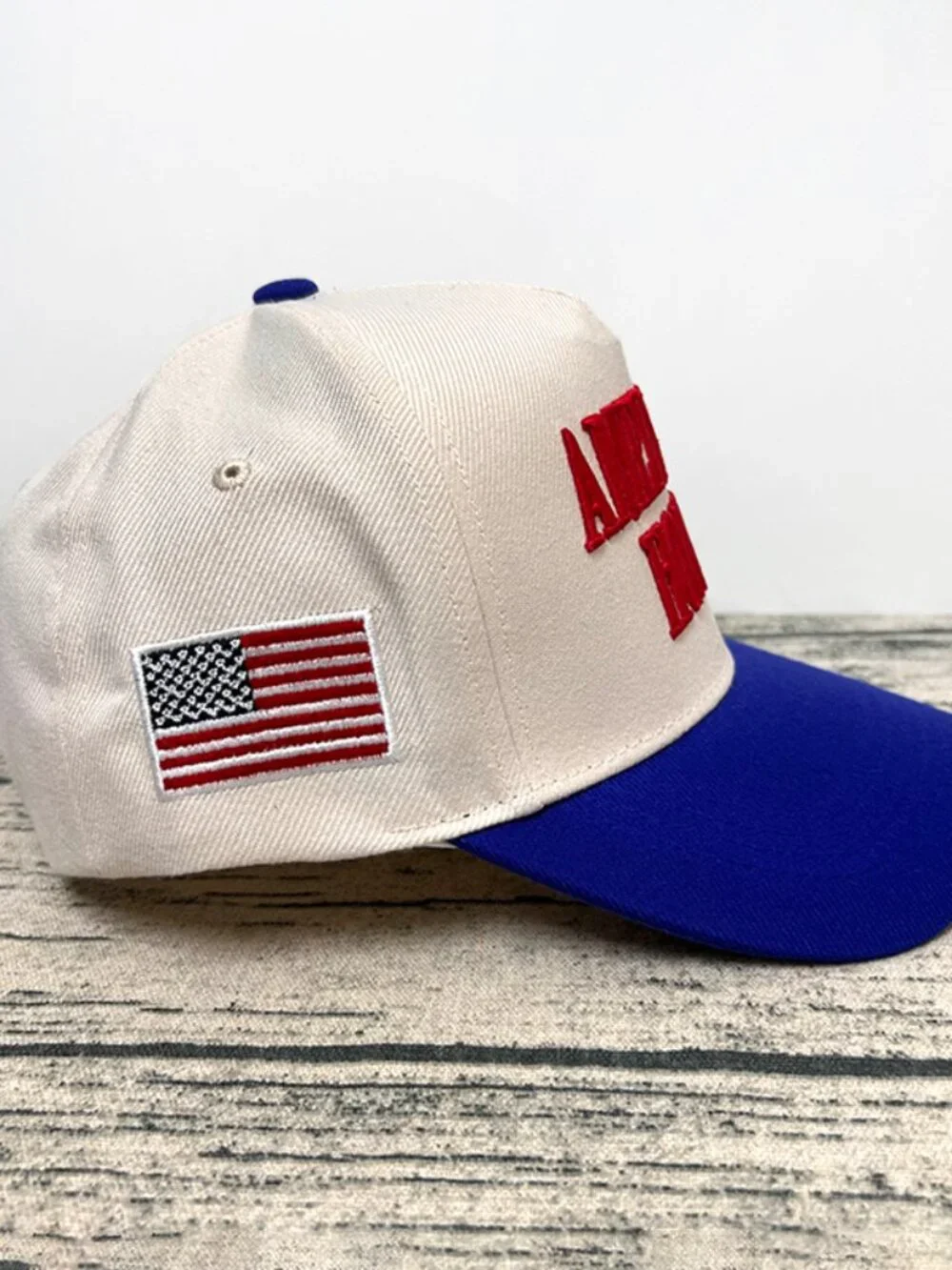 American Honey Cap Blue Cream Cap For men Women